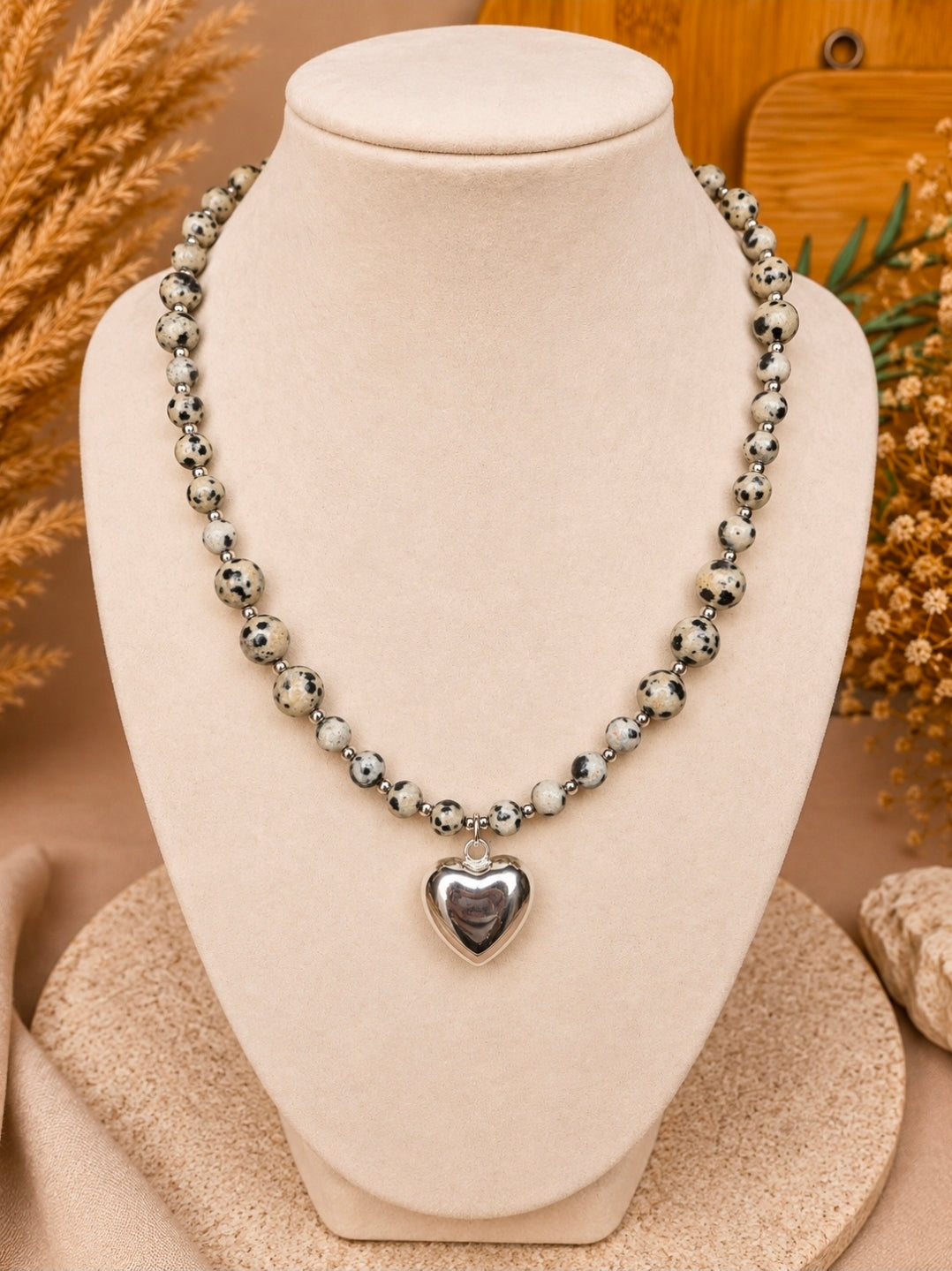 Dalmation Jasper Necklace